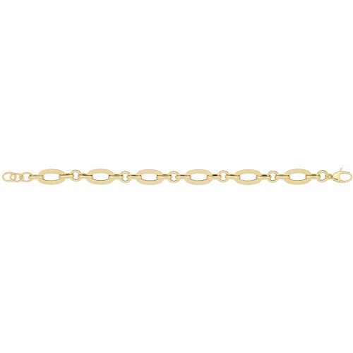 9ct Gold Hollow Bracelet 