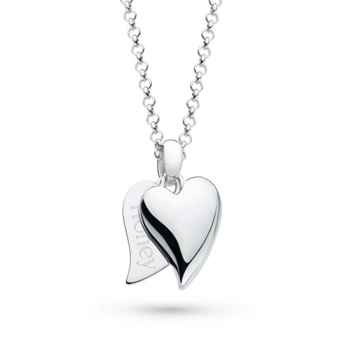 Kit Heath Desire Love Duet Heart Necklace 18