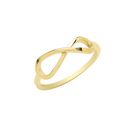9ct Gold Infinity Ring 