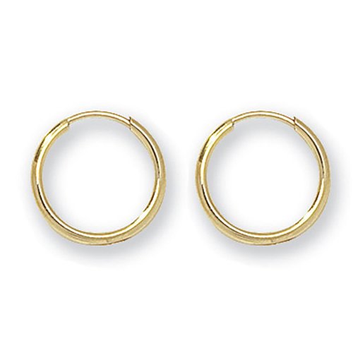 9ct Gold Tube Sleepers 
