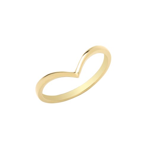 9ct Gold Wishbone Ring 