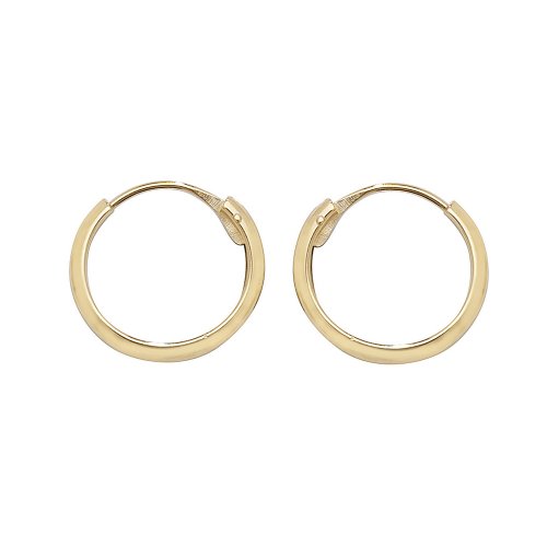 9ct Gold Tube Sleepers 