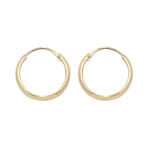 9ct Gold Tube Sleepers 