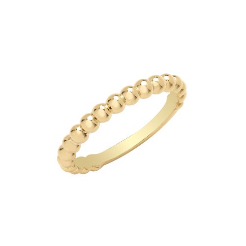 9ct Gold Bobble Ring 