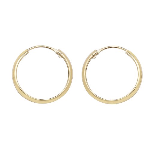 9ct Gold Tube Sleepers 
