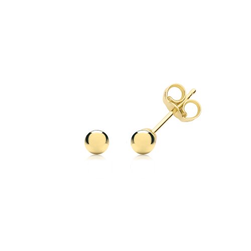 9ct Gold Ball Studs 
