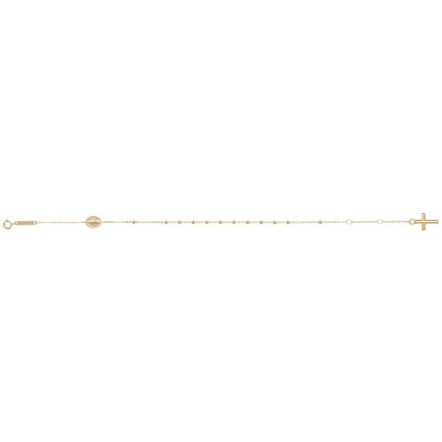 9ct Gold Rosary Bracelet 