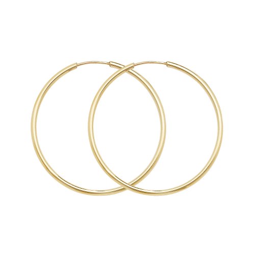 9ct Gold Tube Sleepers 