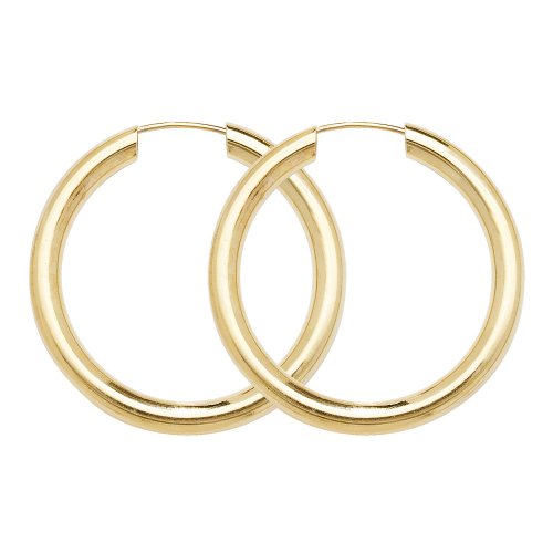 9ct Gold Tube Sleepers 