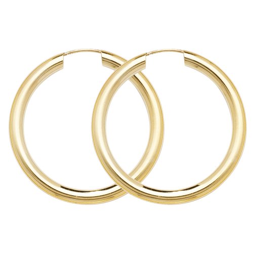 9ct Gold Tube Sleepers 