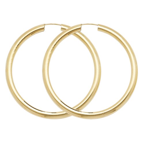 9ct Gold Tube Sleepers 