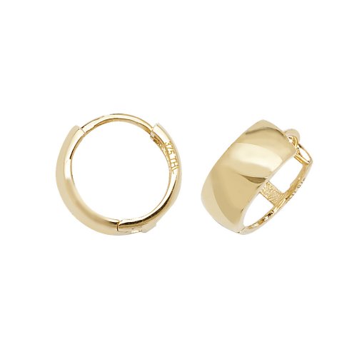 9ct Gold Hinged Hoops 