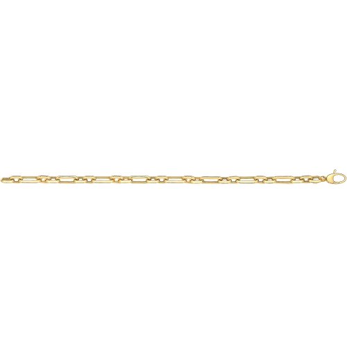 9ct Gold Oval Linked Fancy Bracelet 