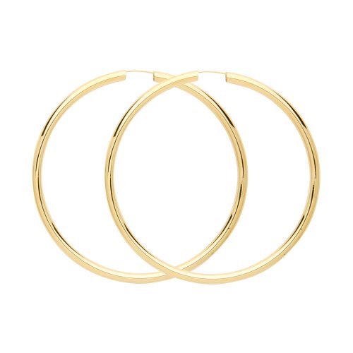 9ct Gold Tube Sleepers 