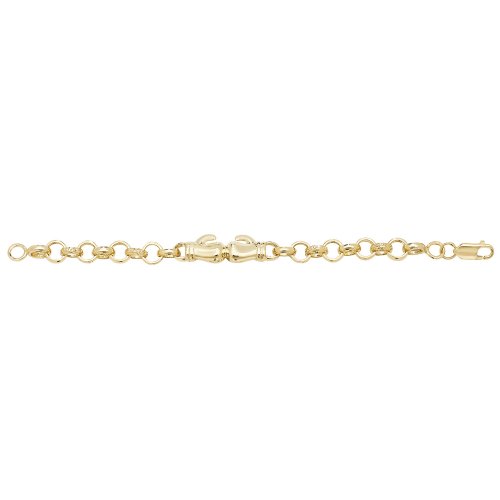 9ct Gold Babies' Double Boxing Glove Bracelet 