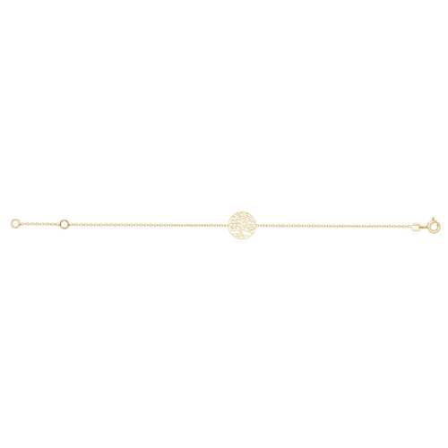 9ct Gold Tree Of Life Bracelet 