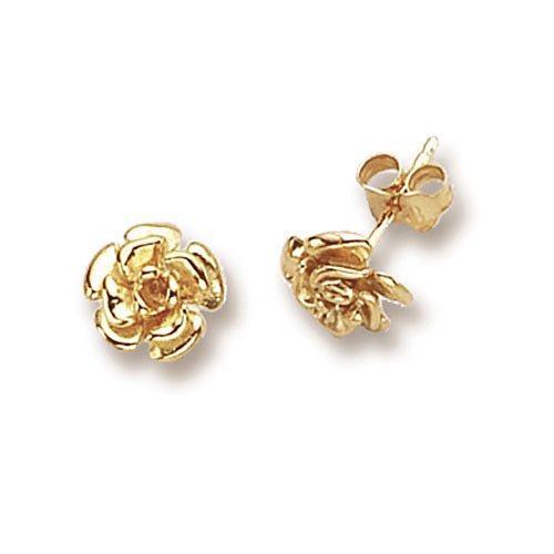 9ct Gold Flower Studs 