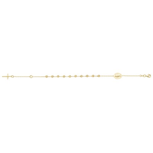 9ct Gold Rosary Bracelet 