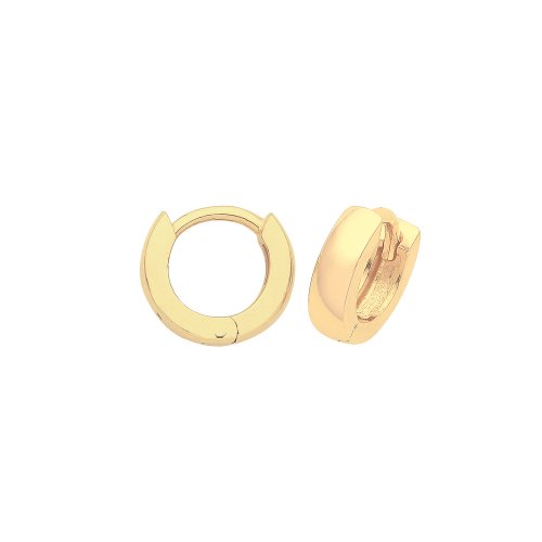 9ct Gold Hinged Hoops ER021-