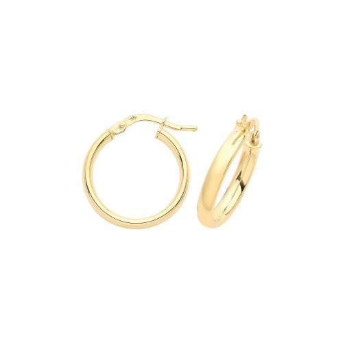 9ct Gold Hoops ER890-
