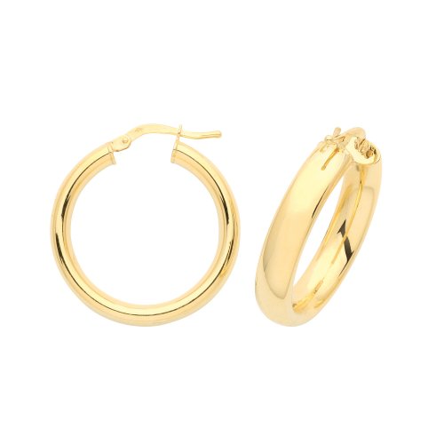 9ct Gold Hoops ER891-