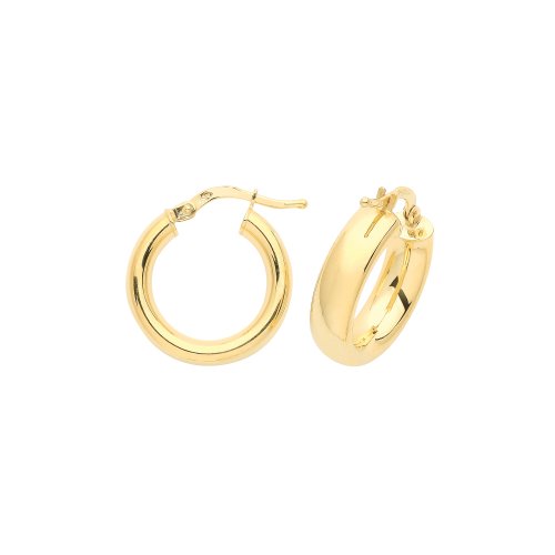 9ct Gold Hoops ER891-