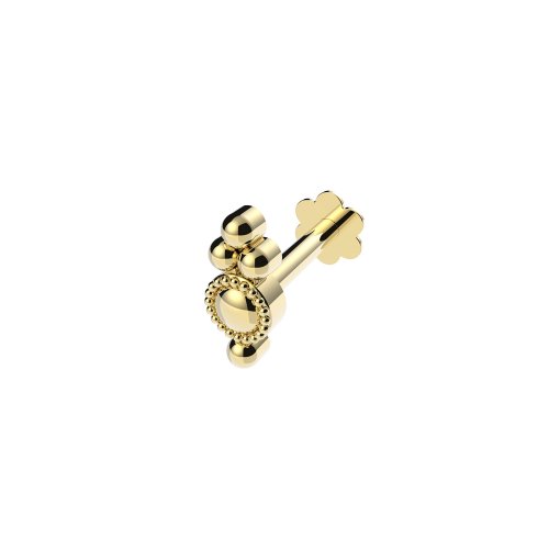 9ct Gold Cartilage Labret 