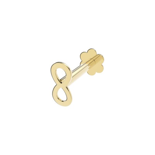 9ct Gold Infinity Cartilage Labret 