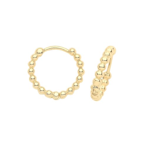 9ct Gold Bobble Clickers 