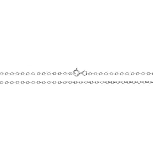 Silver Faceted Belcher Chain 