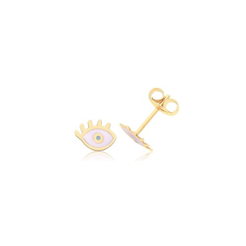 9ct Gold Eye Studs 