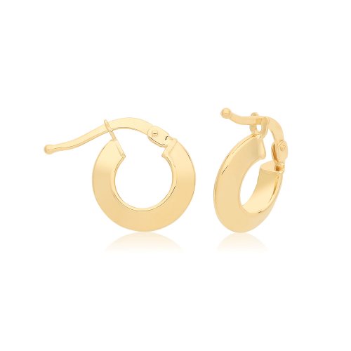 9ct Yel Gold Hoops ER1202-