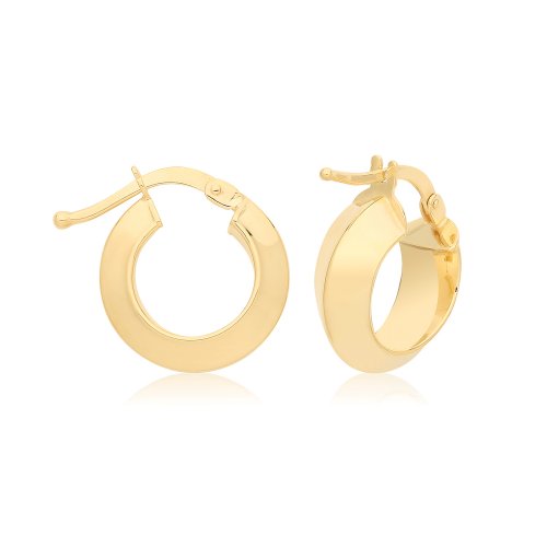 9ct Yel Gold Hoops ER1202-