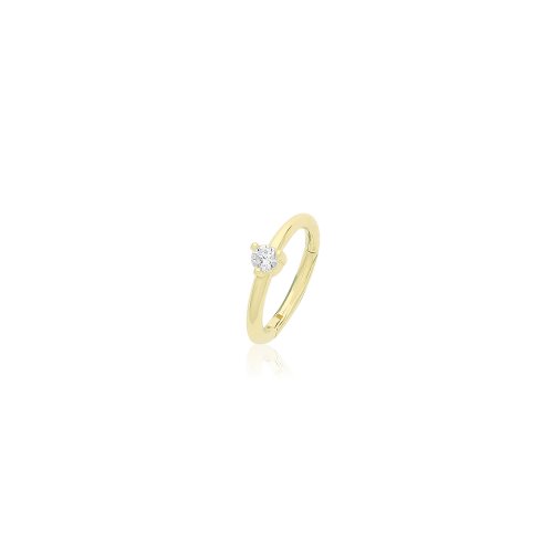 9ct Gold Cz Cartilage Clicker 