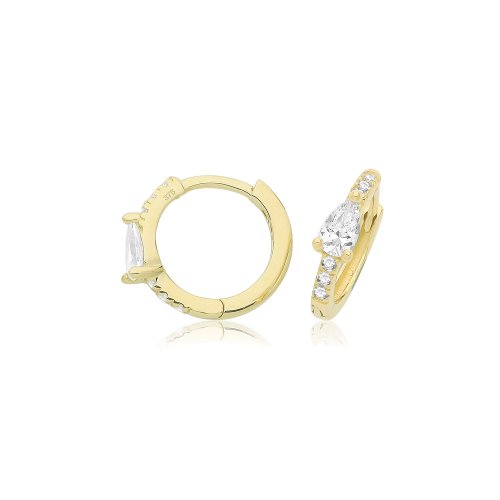 9ct Gold Clicker Hoops 