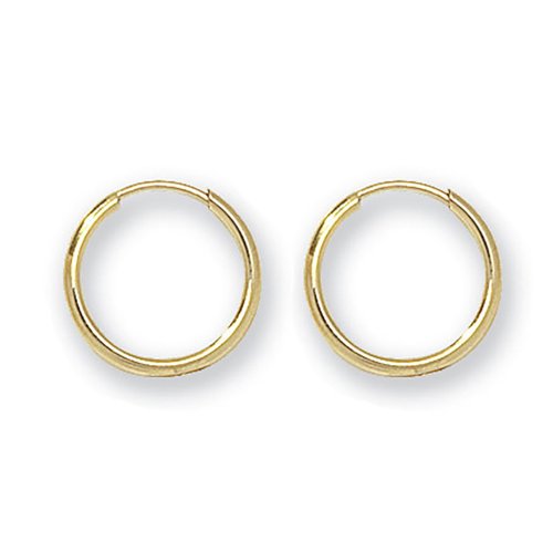 9ct Gold Tube Sleepers 