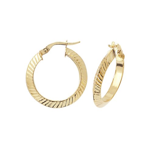 9ct Gold Hoops 
