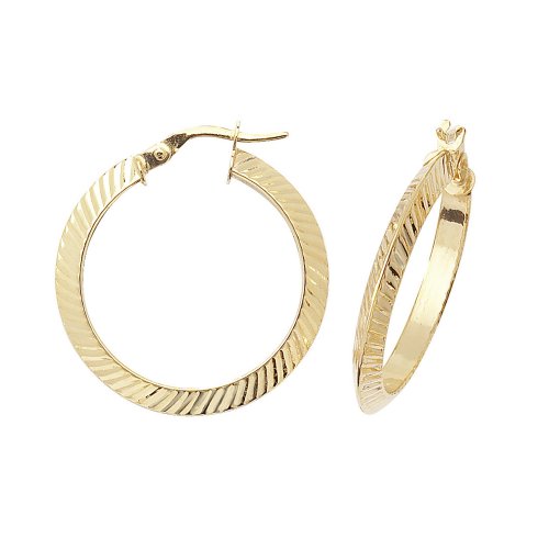 9ct Gold Hoops 