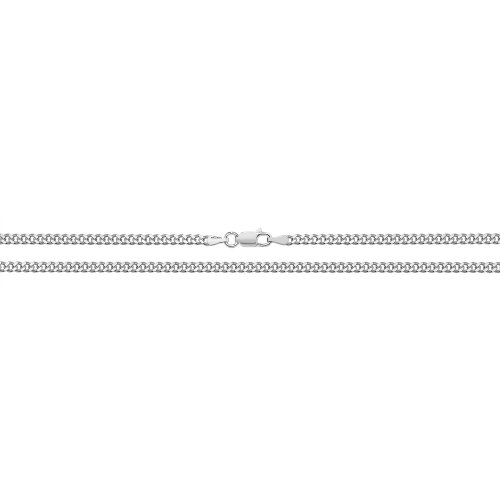 Silver Close Curb Chain 