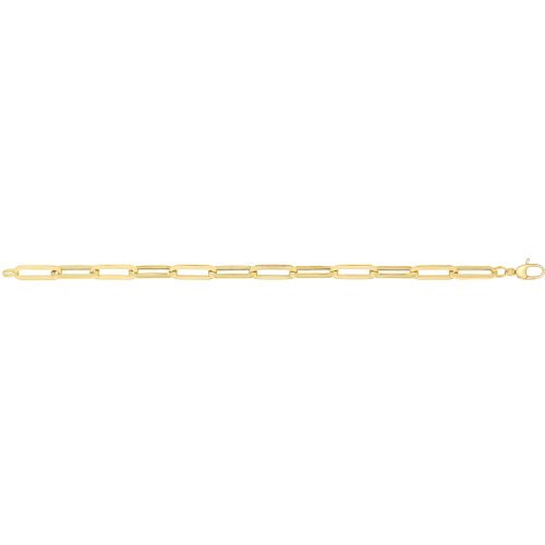 9ct Gold Paperclip Bracelet 