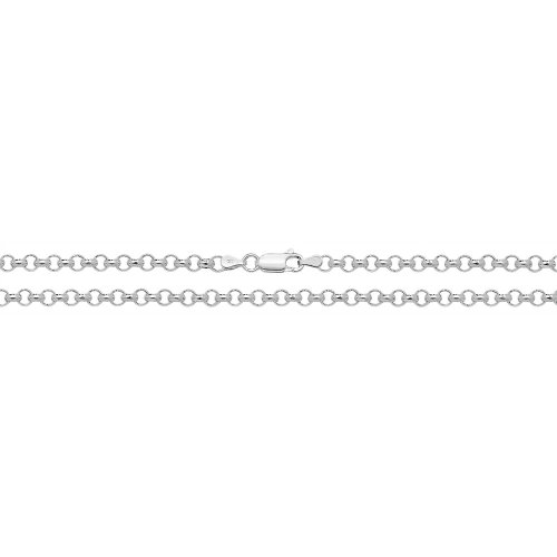 Silver Round Belcher Chain 