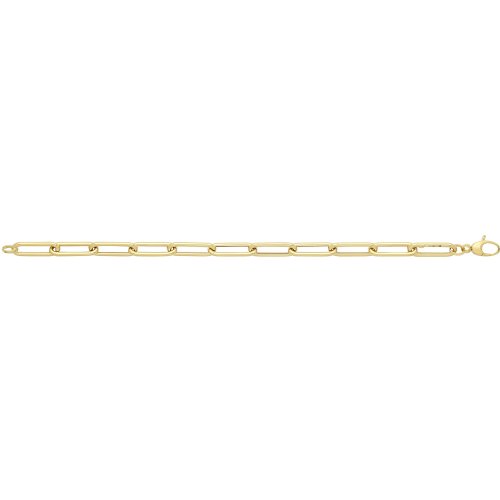 9ct Gold Paperclip Bracelet 