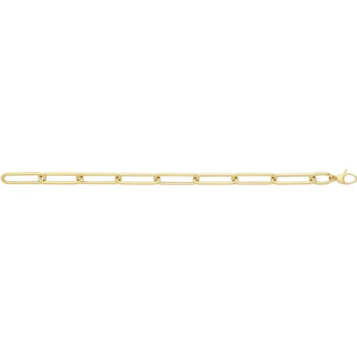 9ct Gold Paperclip Bracelet 