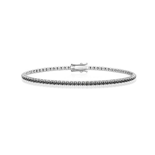 Diamond Bracelet In 18ct White Gold 