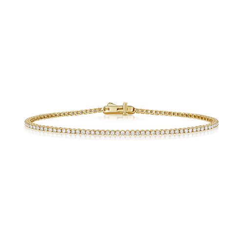 Diamond Tennis Bracelet In 9ct Gold 