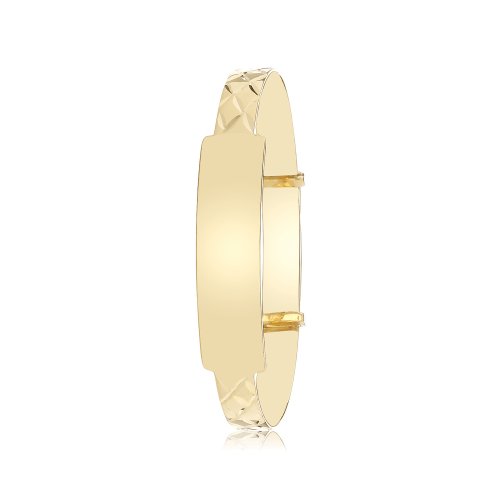 9ct Yel Gold Id Baby Bangle 