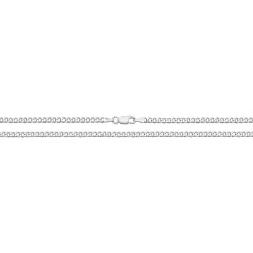 Silver Light Curb Chain 