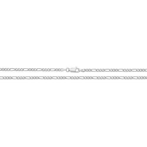 Silver Light Figaro Chain 
