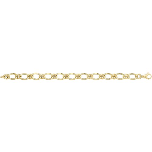 9ct Yel Gold Hollow Bracelet 