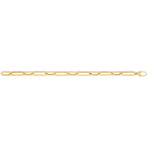 9ct Yel Gold Hollow Bracelet 